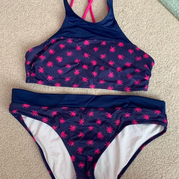 lands end patterned bikini set - Picture 1 of 4